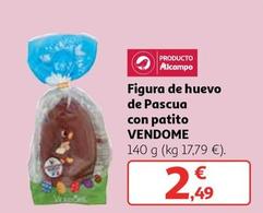 Oferta de Vendome - Figura De Huevo De Pascua Con Patito por 2,49€ en Alcampo