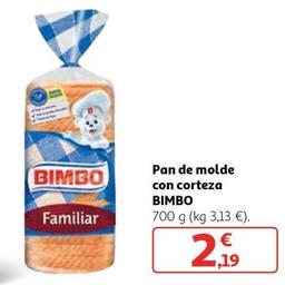Oferta de Bimbo - Pan De Molde Con Corteza por 2,19€ en Alcampo