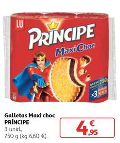Oferta de Príncipe - Galletas Maxi Choc por 4,95€ en Alcampo
