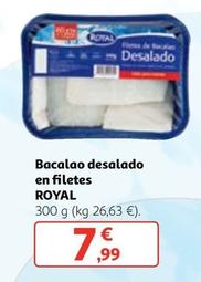 Oferta de Royal - Bacalao Desalado En Filetes por 7,99€ en Alcampo