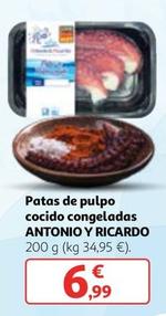 Oferta de Antonio Y Ricardo - Patas De Pulpo Cocido Congeladas por 6,99€ en Alcampo