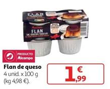 Oferta de Auchan - Flan De Queso por 1,99€ en Alcampo