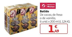 Oferta de Alcampo - Batido De Cacao / De Fresa / De Vainilla por 1,49€ en Alcampo