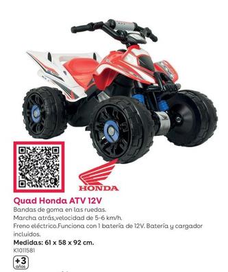 Oferta de Quad Honda Atv 12v en ToysRus