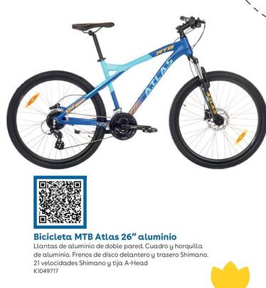 Oferta de Bicicleta Mtb Atlas 26'' Aluminio en ToysRus