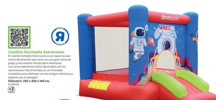 Oferta de Devessport - Castillo Hinchable Astronauta en ToysRus