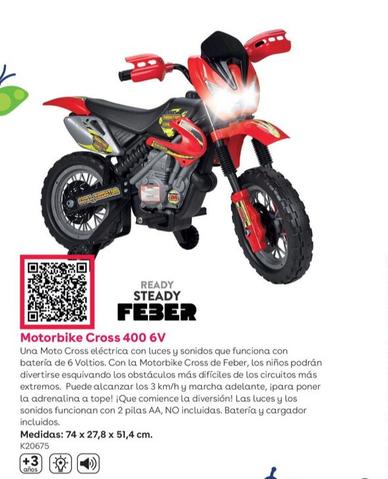 Oferta de Feber - Motorbike Cross 400 6v en ToysRus