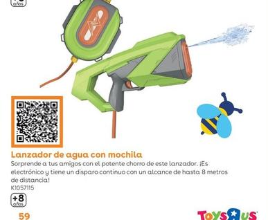Oferta de Sun & Sport - Lanzador De Agua Con Mochilla en ToysRus