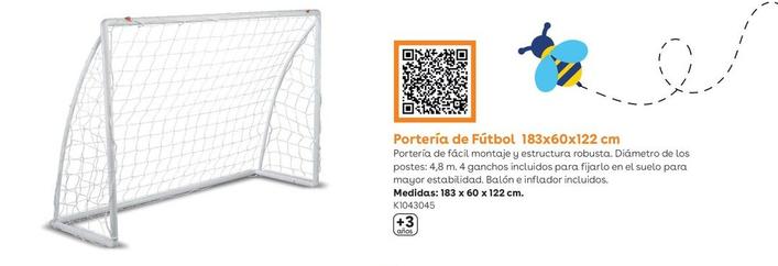 Oferta de Portería De Fútbol 183x60x122 Cm en ToysRus
