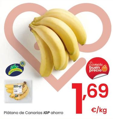 Oferta de Plátano De Canarias por 1,69€ en Eroski