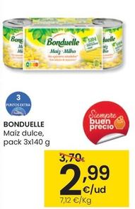 Oferta de Bonduelle - Maíz Dulce por 2,99€ en Eroski