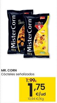 Oferta de Mr. Corn - Cócteles Señalizados por 1,75€ en Eroski