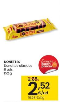 Oferta de Donettes - Clásicos por 2,52€ en Eroski