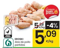 Oferta de Alas de pollo por 5,09€ en Eroski