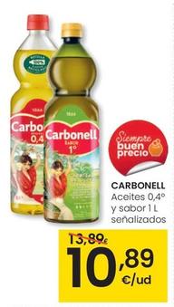 Oferta de Carbonell - Aceites 0,4° Y Sabor Señalizados por 10,89€ en Eroski