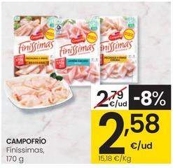 Oferta de Campofrío - Finissimas por 2,58€ en Eroski