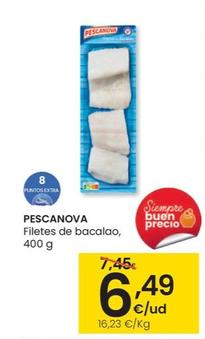 Oferta de Pescanova - Filetes De Bacalao por 6,49€ en Eroski