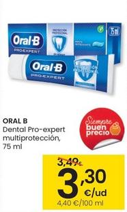 Oferta de Oral B - Dental Pro-Expert Multiproteccion por 3,3€ en Eroski