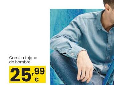 Oferta de Eroski - Camisa Tejana De Hombre por 25,99€ en Eroski