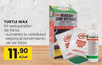 Oferta de Turtle Wax - Kit Restaurador De Faros por 11,9€ en Eroski