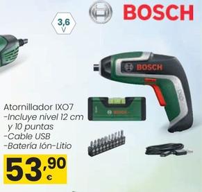 Oferta de Bosch - Atornillador IXO7 por 53,9€ en Eroski
