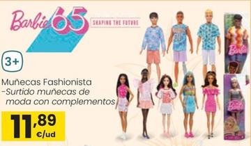 Oferta de Barbie - Munecas Fashionista por 11,89€ en Eroski