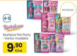 Oferta de KookyLoss - Muneca Pet Party por 9,9€ en Eroski