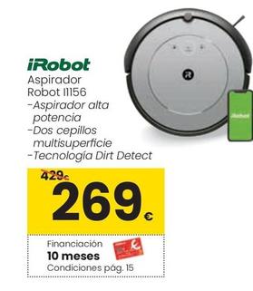 Oferta de Irobot - Aspirador Robot 11156 por 269€ en Eroski