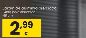 Oferta de Sartén De Aluminio Prensado por 2,99€ en Eroski