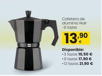 Oferta de Magefesa - Cafetera De Aluminio Noir por 13,9€ en Eroski