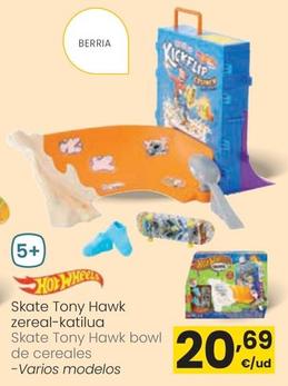 Oferta de Hot Wheels - Skate Tony Hawk Bowl De Cereales por 20,69€ en Eroski