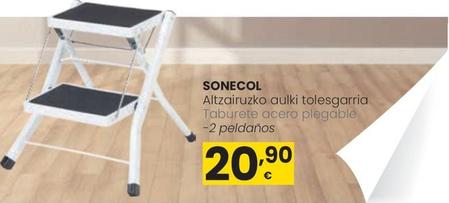 Oferta de Sonecol Taburete Acera Plegable por 20,9€ en Eroski
