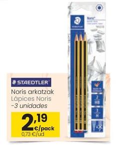 Oferta de Staedtler - Lápices Noris por 2,19€ en Eroski