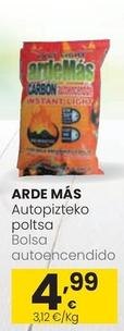 Oferta de Arde Más - Bolsa Autoencendido por 4,99€ en Eroski