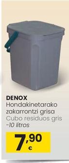 Oferta de Denox - Cubo Residuos Gris por 7,9€ en Eroski