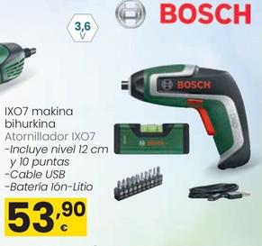 Oferta de Bosch - Atornillador IXO7 por 53,9€ en Eroski