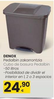 Oferta de Denox - Cubo De Basura Pedalbin por 24,9€ en Eroski