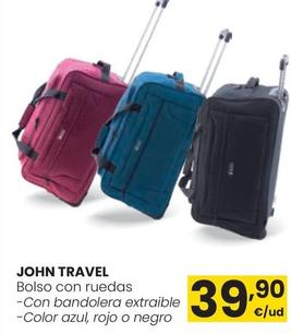 Oferta de John Travel - Bolsa Con Ruedas por 39,9€ en Eroski