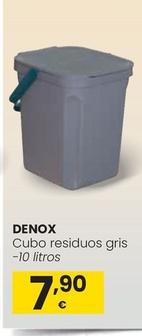 Oferta de Denox - Cubo Residuos Gris por 7,9€ en Eroski