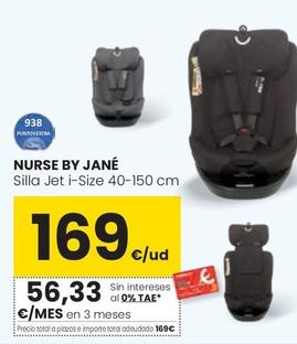 Oferta de Nurse By Jane - Silla Jet I-Size por 169€ en Eroski