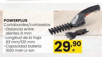 Oferta de Power Plus - Cortabordes/Cortasetos por 29,9€ en Eroski