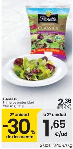 Oferta de Florette - Primeros Brotes Maxi Classics por 2,36€ en Eroski