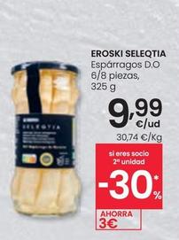 Oferta de Eroski Seleqtia - Espárragos D.O por 9,99€ en Eroski