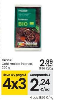 Oferta de Eroski - Café Molido Intenso por 2,99€ en Eroski