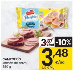 Oferta de Campofrío - Jamón De Pavo por 3,87€ en Eroski