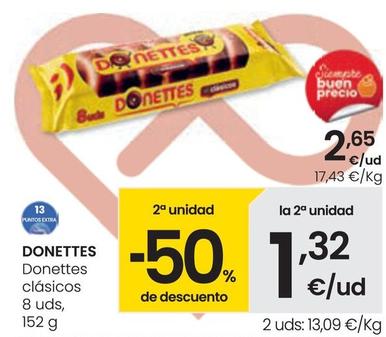 Oferta de Donettes - Donettes Clasicos por 2,65€ en Eroski