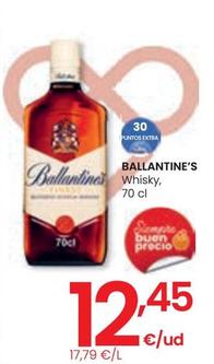 Oferta de Ballantine's - Whisky por 12,45€ en Eroski