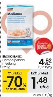 Oferta de Eroski - Gamba Pelada Mediana por 4,92€ en Eroski