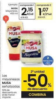 Oferta de Musa - Mayonesa por 2,15€ en Eroski