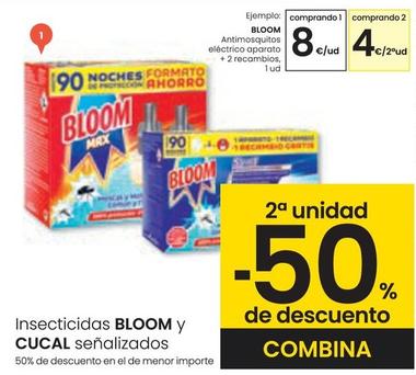 Oferta de Bloom - Antimosquitos Eléctrico Aparato + 2 Recambios por 8€ en Eroski